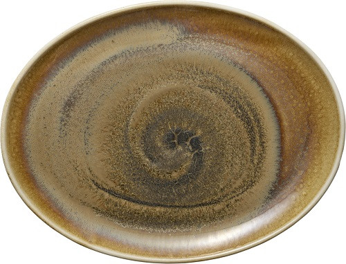 Platte oval coup 31x24cm PERFECT MATCH cumin