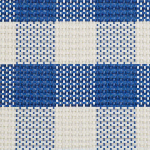 Tischset Blau/Weiß kariert, 45x33 cm, PVC Schmalband (Auslauf)