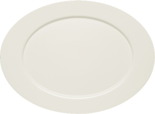 Bauscher PURITY Platte oval Fahne 38x28cm