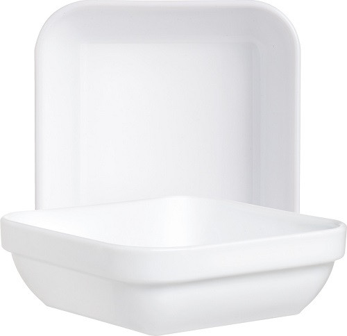 Arcoroc RESTAURANT weiß Schale eckig 11x11cm