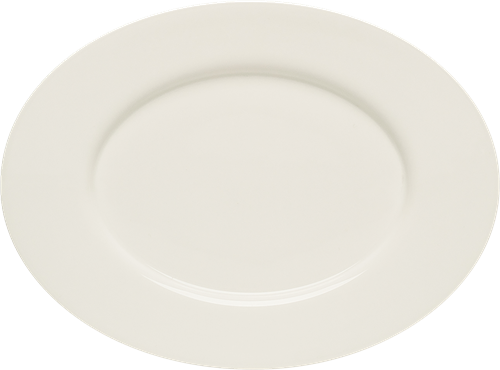 Bauscher PURITY Platte oval Fahne 24x18cm