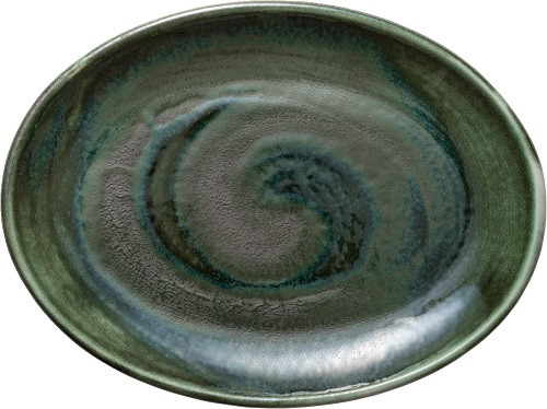 Platte oval coup 25x19cm PERFECT MATCH avocado