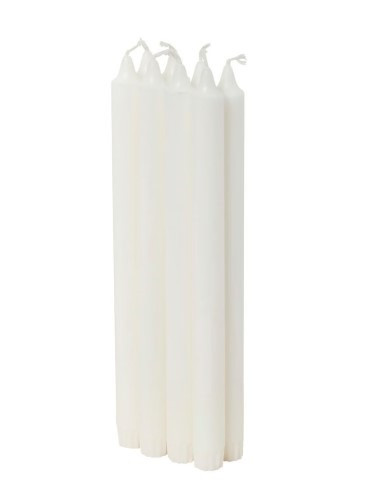 Kronenkerzen 8er Pg. weiß Nr. 8021