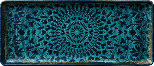 Platte rechteckig MIRAGE_indigo 35x15cm