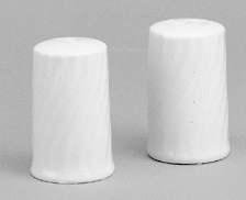1099/weiß Pfefferstreuer 6,5 cm (A)