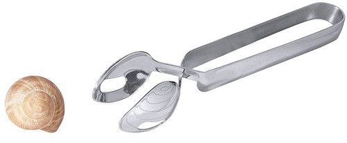 Schneckenzange Edelstahl 18/10, hochglänzend, 16,5 cm
