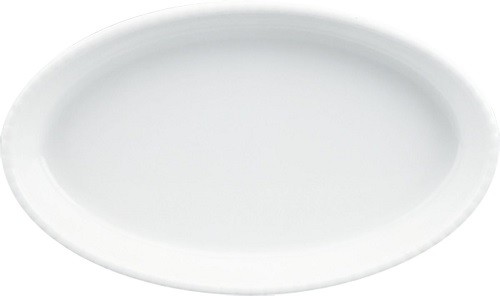 3011/weiß Backform oval 28 cm feuerf.