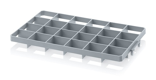 Auer Kisteneinsatz für Eurobehälter 60 x 40 cm / 24er Einsatz