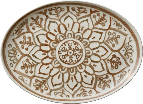 Platte oval coup SOULMATE_sienna 32x24cm