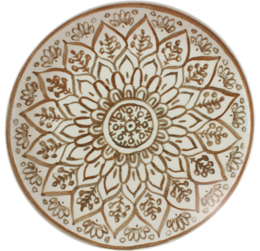 Teller flach rund coup SOULMATE_sienna 33cm