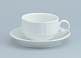 Schönwald Sanspareil Weiß Mokka-Obere K 09 stapelbar (A)