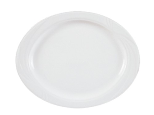 Arcadia weiß Platte oval 24 cm
