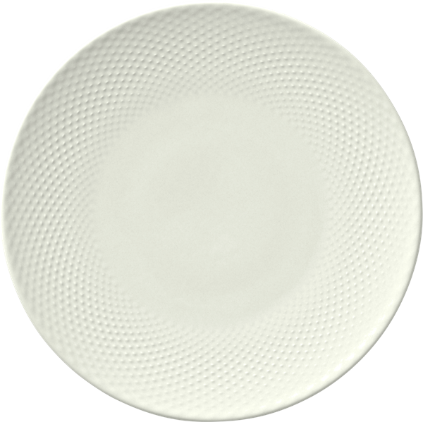 Teller flach rund coup Relief PINE_cream 24cm