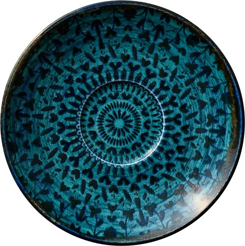 Untertasse rund MIRAGE_indigo 15cm