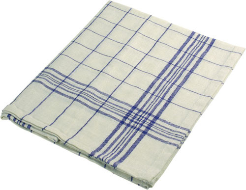 Geschirrtuch blau-weiß, 70x50 cm, 100% Baumwolle