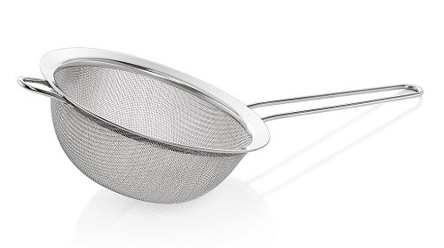 WAS Passiersieb rund 20 cm, CNS, breiter Rand