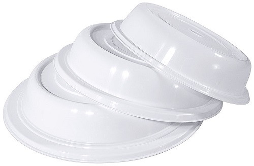 Contacto Tellerglocke 25,7cm Höhe 6cm weiß